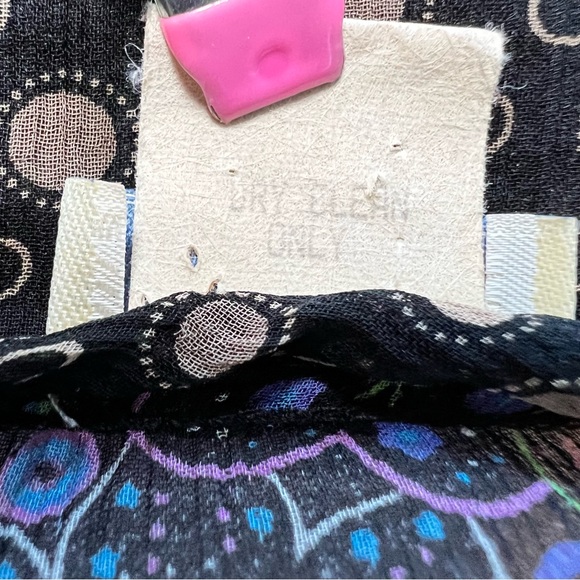 Odille Anthropologie 100% Silk Floral Sheer Size Small Made in USA - Picture 11 of 11